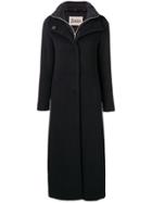 Herno Long Length Overcoat - Black