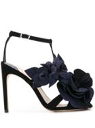 Sophia Webster Floral-embellished Sandals - Black