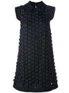 Cavalli Class - Flower Embellished Dress - Women - Polyester/acetate - 42, Black, Polyester/acetate