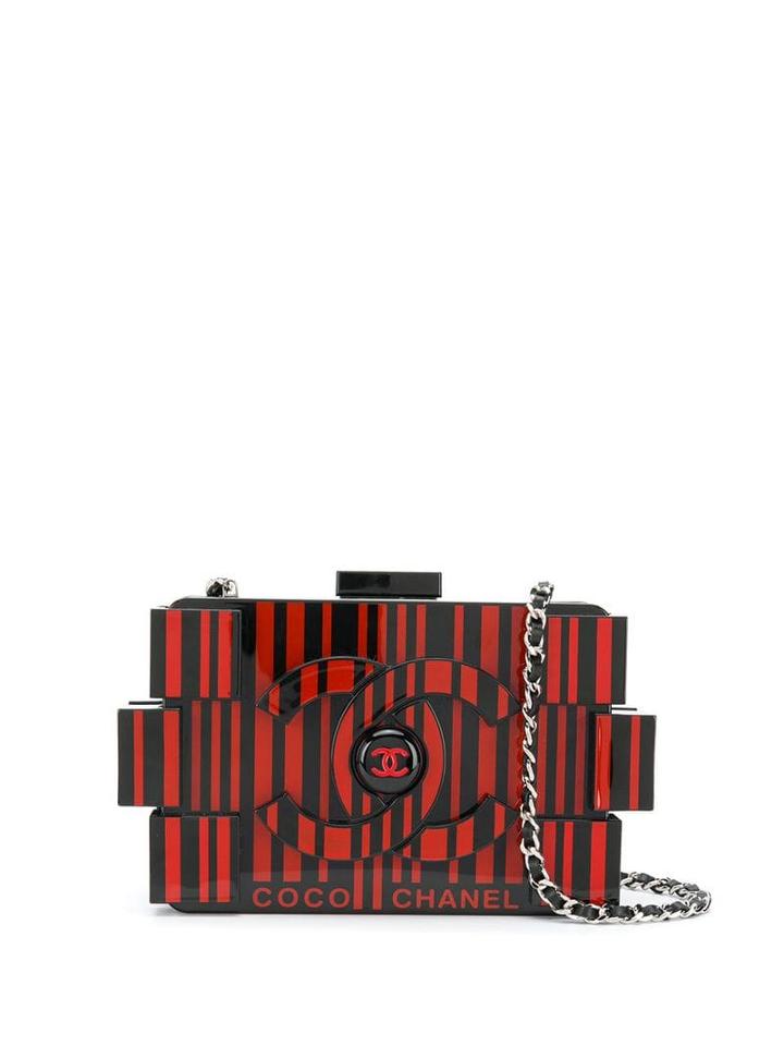 Chanel Pre-owned Lego Clutch - Black