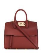 Salvatore Ferragamo Studio Tote Bag - Red