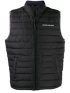Calvin Klein Jeans Logo Print Padded Gilet - Black
