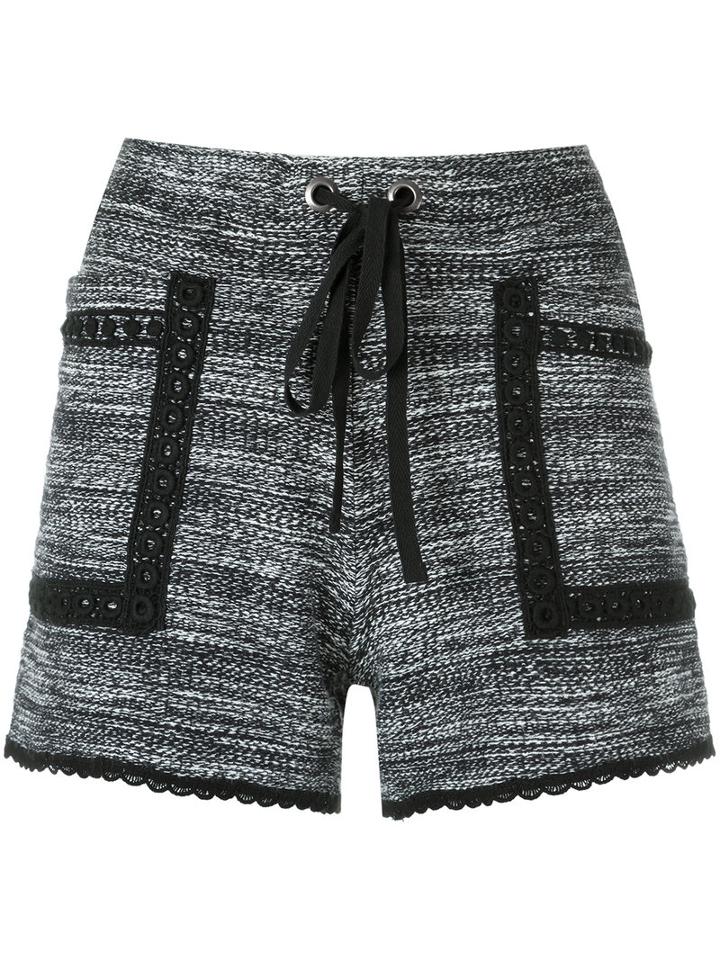 Talie Nk Knit Shorts, Women's, Size: G, Grey, Cotton/polyester