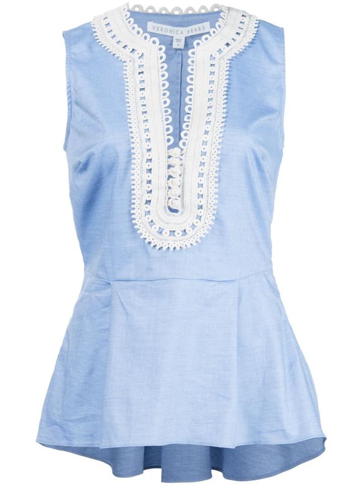 Veronica Beard Peplum 'casita' Top