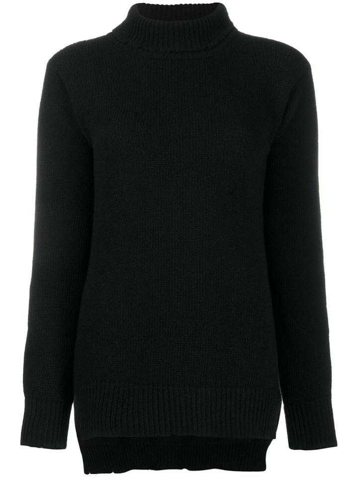 Avant Toi Roll-neck Knitted Jumper - Black