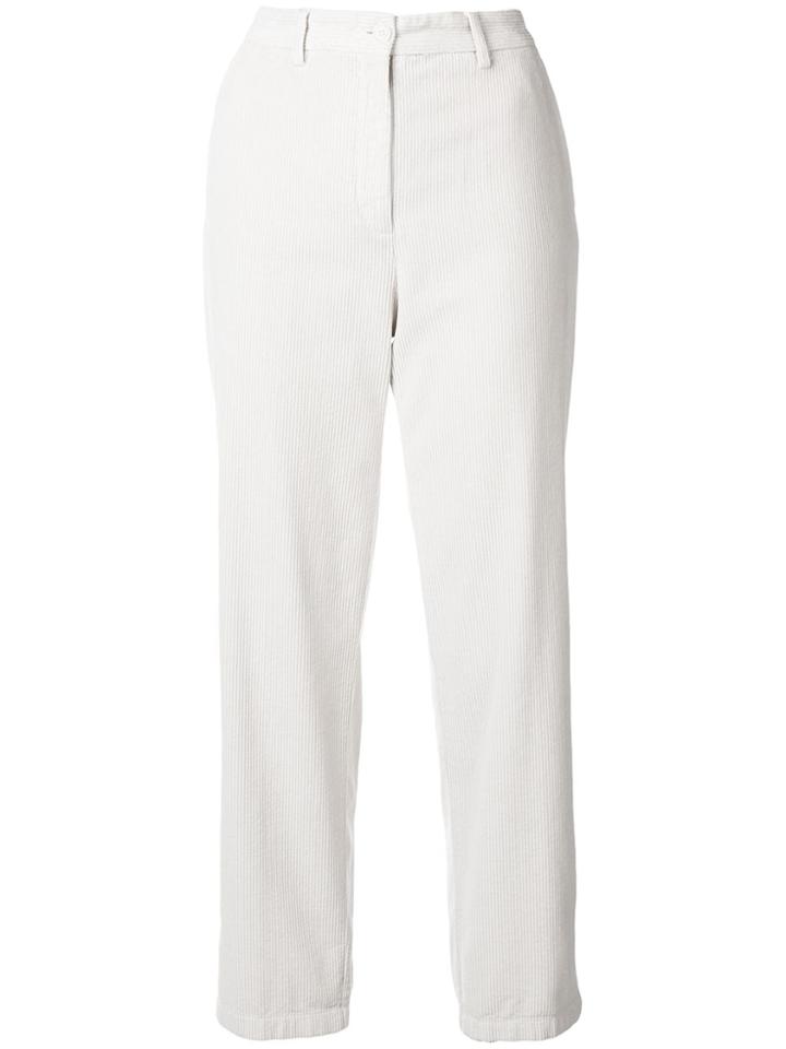 Aspesi Straight-leg Corduroy Trousers - Nude & Neutrals