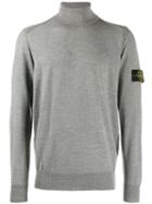 Stone Island Rollneck Wool Sweater - Grey