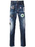 Dsquared2 Cool Guy Patch Jeans, Men's, Size: 46, Blue, Cotton/spandex/elastane