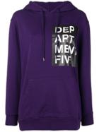Department 5 Brand Stamp Hoodie - Pink & Purple