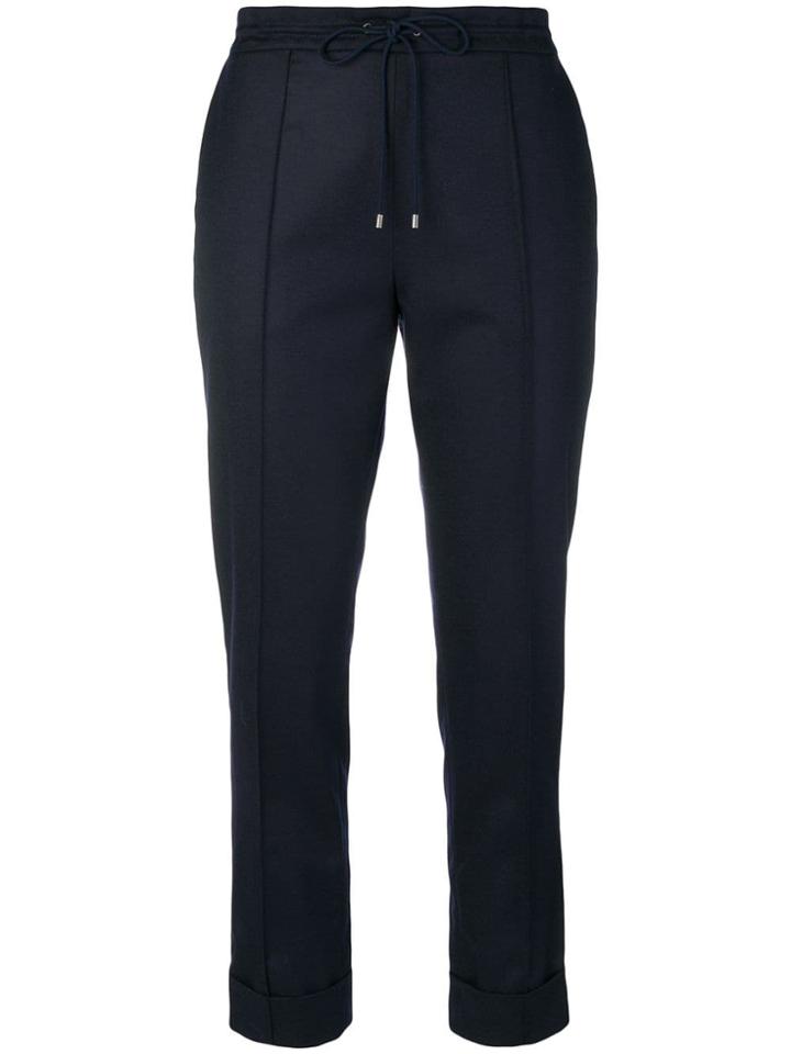 Kenzo Cropped Track Pants - Blue