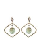 Loree Rodkin Diamond And Emerald Chandelier Earrings, Women's, Yellow/orange