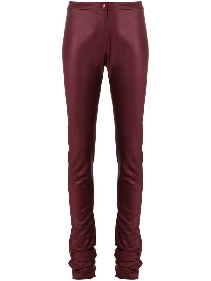 Romeo Gigli Pre-owned Super Skinny Trousers - Red