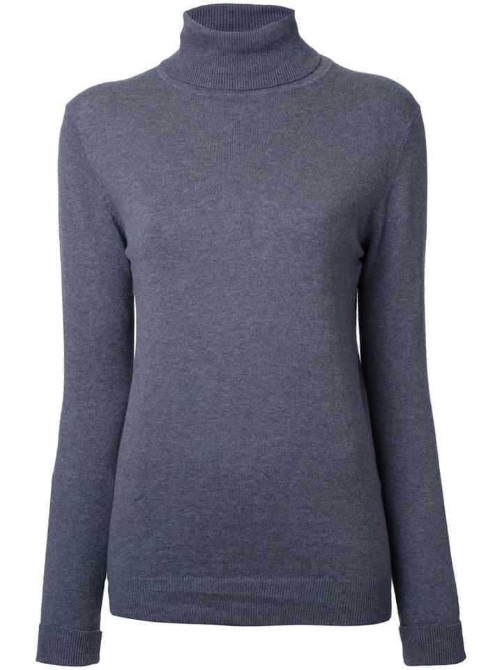 Cityshop 'city' Turtleneck Jumper, Women's, Grey, Cotton/cashmere