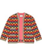 Gucci Gg Rainbow Velvet Jacket - Multicolour