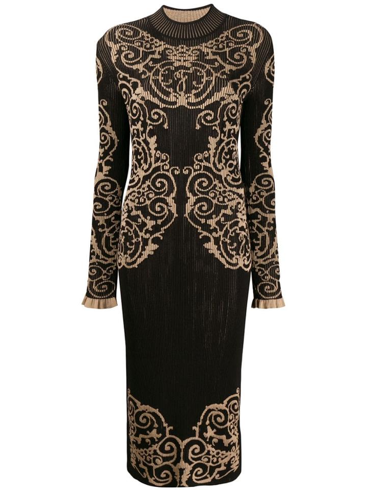 Fendi Loungette Knitted Dress - Black