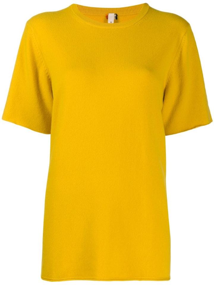 Extreme Cashmere Nº64 Classic Knit T-shirt - Yellow