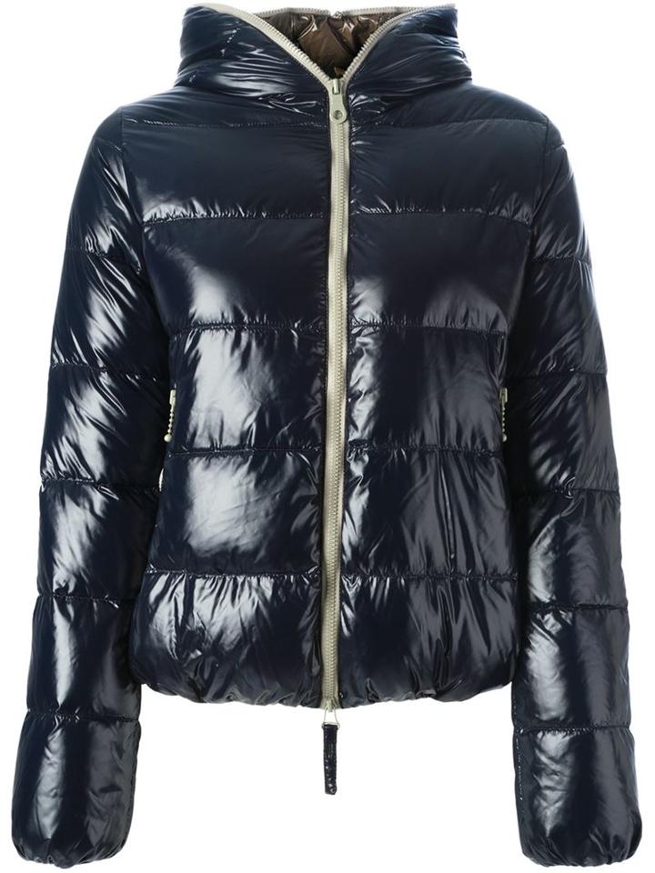 Duvetica Reversible Padded Jacket, Women's, Size: 44, Blue, Polyamide/feather Down