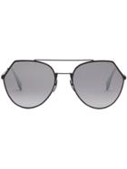 Fendi Eyewear Eyeline Sunglasses - Black