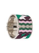 Emilio Pucci Abstract Print Cuff - Green