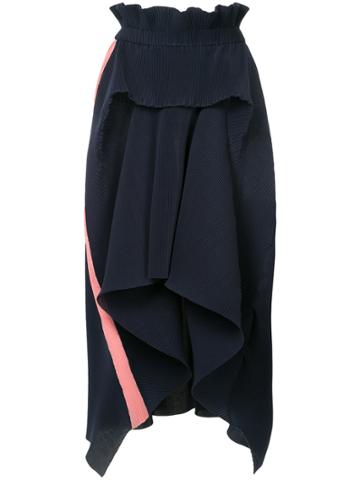 Jatual Pleated Puffy Skirt - Blue
