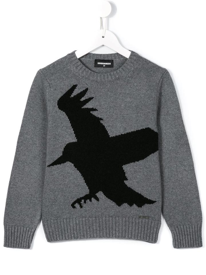 Dsquared2 Kids Bird Print Sweater
