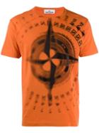 Stone Island Airbrush Print T-shirt - Orange