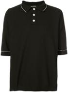 Oversized Polo Shirt - Men - Polypropylene - One Size, Black, Polypropylene, Raf Simons