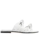 Mara & Mine Isabelle Knot Slides - White