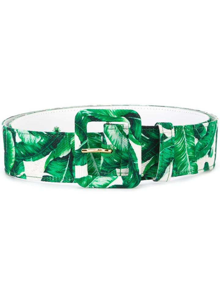 Dolce & Gabbana Banana Leaf Print Belt