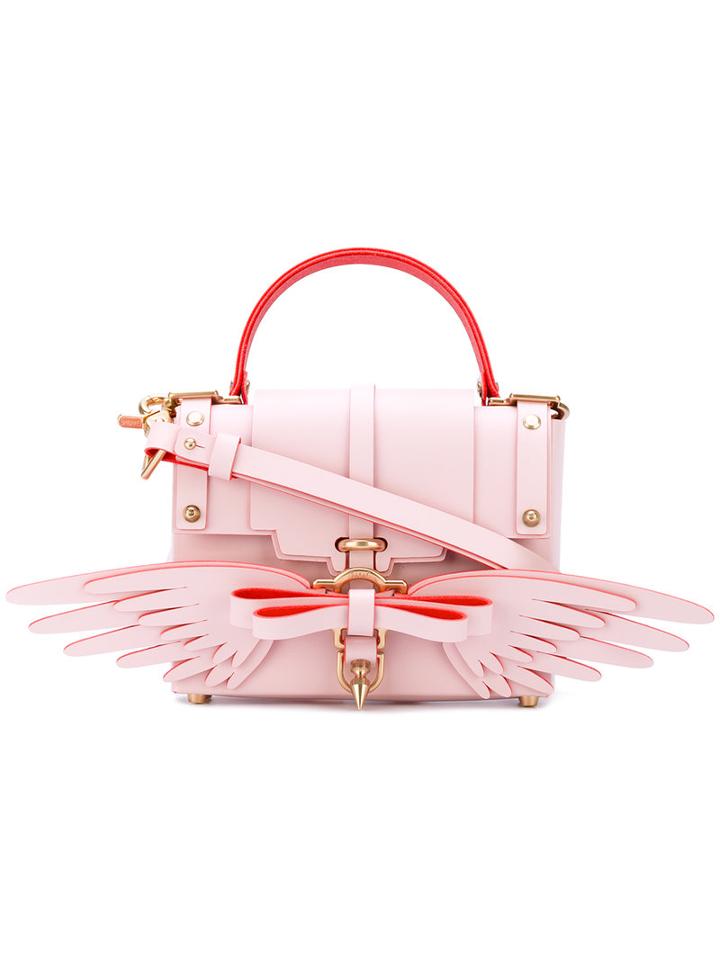 Niels Peeraer - Small Wings Tote - Women - Leather - One Size, Pink/purple, Leather