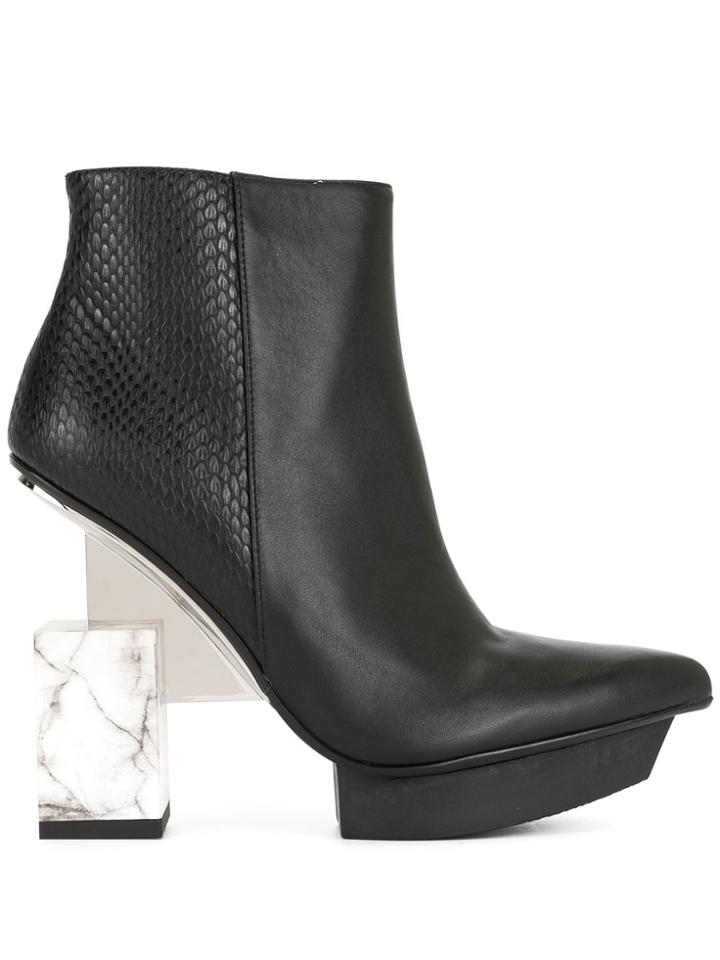 United Nude Cube Booties - Black
