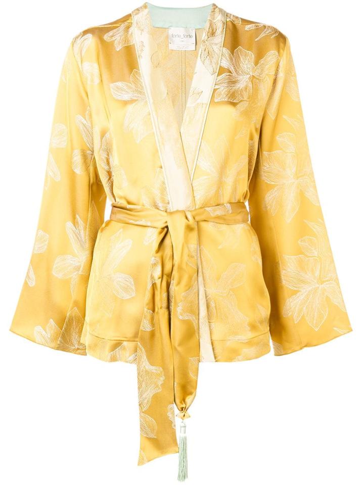 Forte Forte Belted Jacket - Yellow