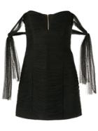 Alice Mccall Good Vibes Bardot Mini Dress - Black