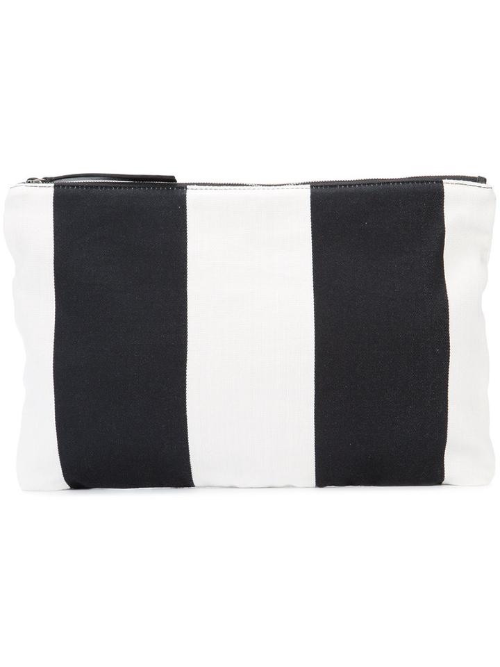 Ann Demeulemeester Mercator Clutch, Women's, Black, Cotton/linen/flax