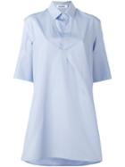 Jil Sander - Oversized Shirt - Women - Cotton - 38, Blue, Cotton