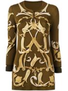 Hermès Pre-owned Long Printed Blouse - Brown