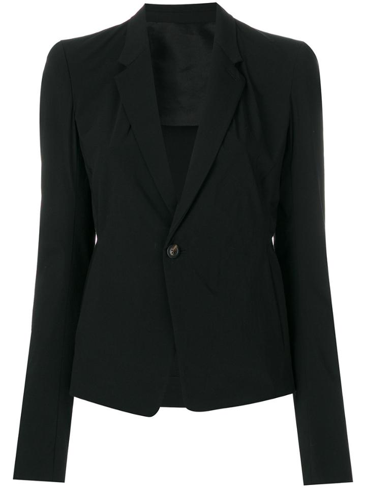 Rick Owens Classic Tailored Jacket - Black