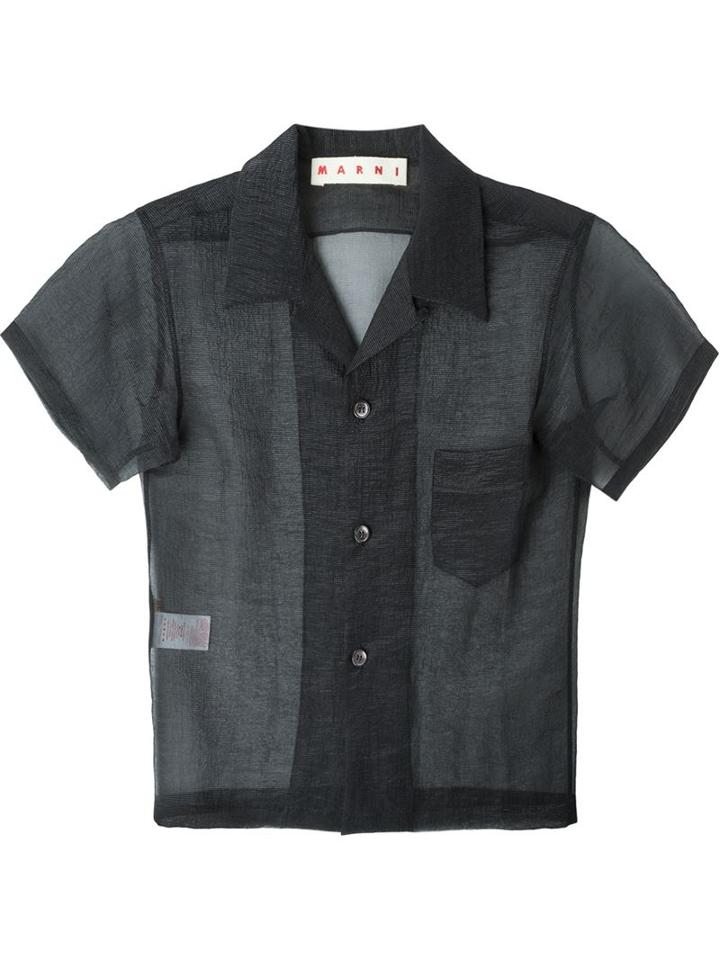 Marni Sheer Shortsleeved Shirt
