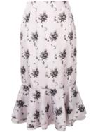 Brock Collection Peplum Hem Skirt - Pink
