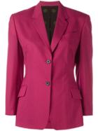 Jean Paul Gaultier Vintage Dot Print Lined Blazer - Pink & Purple