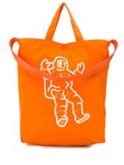 Calvin Klein Jeans Est. 1978 Logo Print Shopper Tote - Orange
