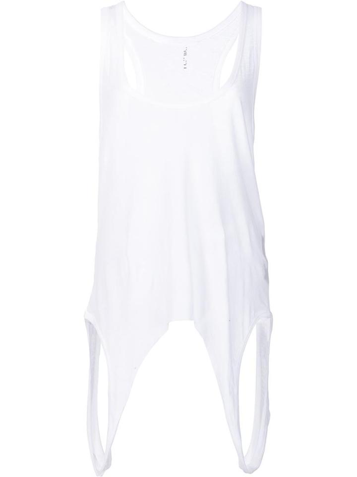 Unravel Project Double Tank Top, Women's, Size: Xs, White, Cotton