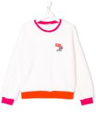 Kenzo Kids Contrast Patch Jumper - White