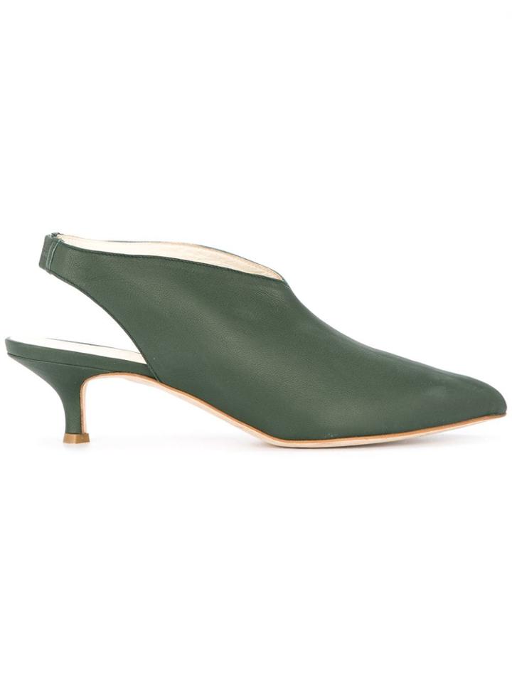 Tibi Max Pumps - Green