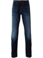 Armani Jeans Slim Fit Jeans, Men's, Size: 34, Blue, Cotton/polyester/spandex/elastane