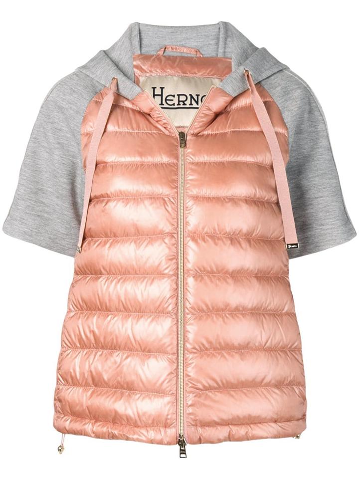 Herno Padded Hooded Jacket - Pink