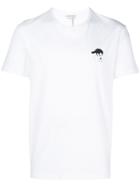 Alexander Mcqueen Crow And Skull T-shirt - White