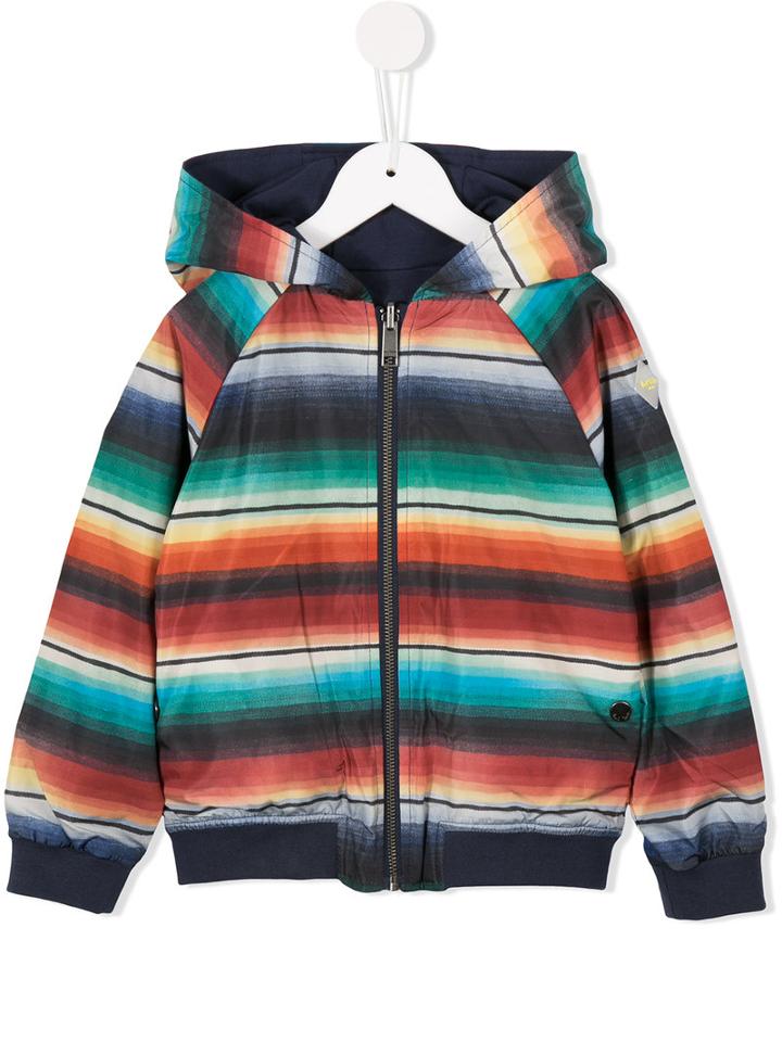 Paul Smith Junior - Striped Jacket - Kids - Cotton/polyester/spandex/elastane - 12 Yrs