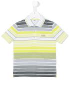 Boss Kids Striped Polo Shirt, Boy's, Size: 6 Yrs, Yellow/orange
