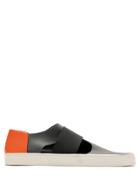 Gloria Coelho Color Block Slip-on Sneakers - Black
